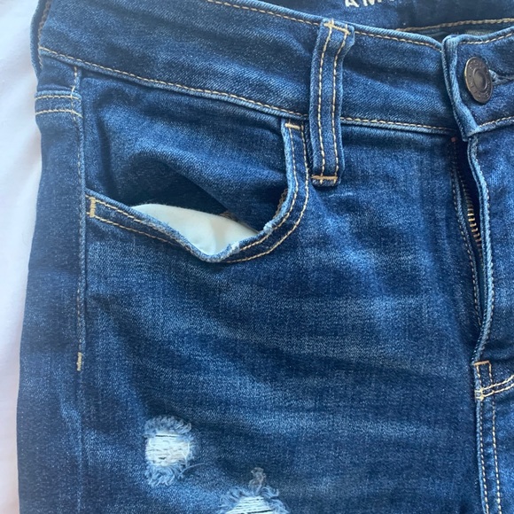 American Eagle Dark Wash Skinny Jeans - Picture 4 of 6